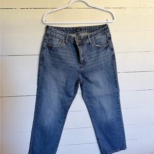 Express Women's Mid rise Straight Leg Ankle Jeans